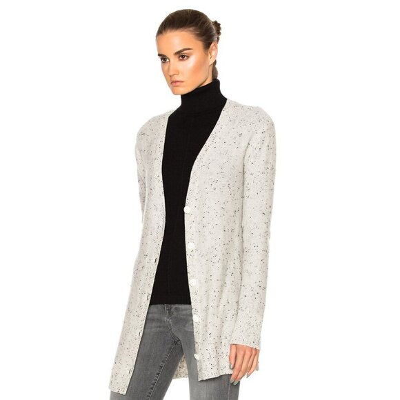 💕RAG & BONE💕 Tamara Cashmere Cardigan ~ Light Grey Medium - Picture 2 of 16